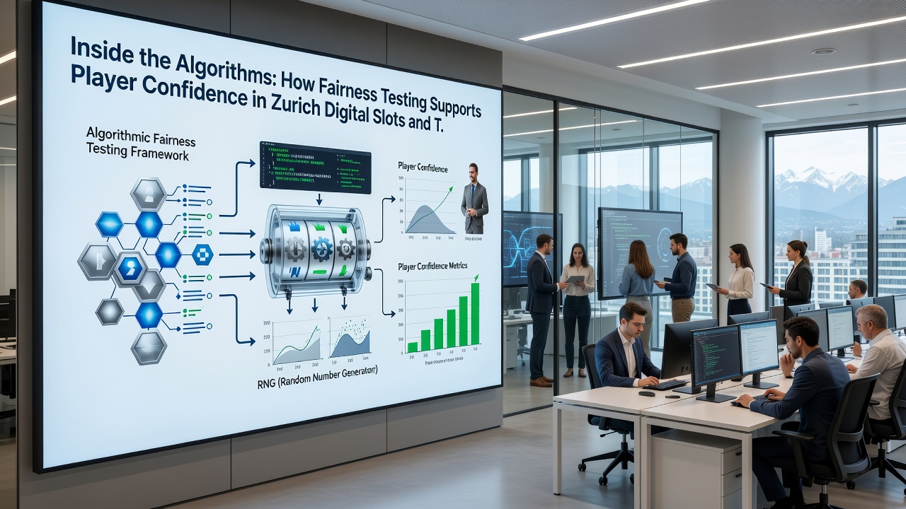 Detailed view of testing procedures applied to Zurich digital table games